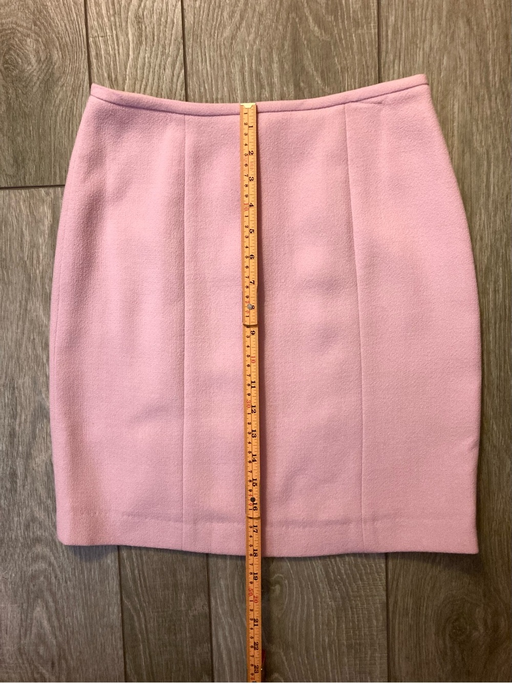 Tahari Pink Double-Breasted Wool Blazer and Skirt Set - Picture 4 of 10